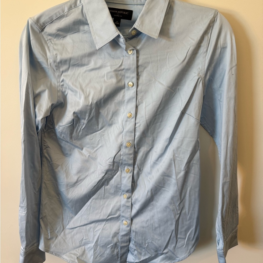 Banana Republic Sky Blue Dress Shirt